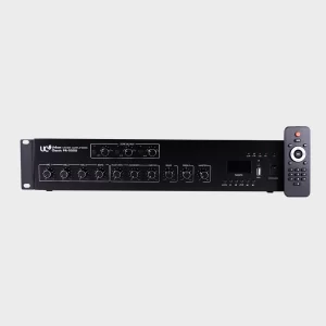 Urban Classic PA550 U Amplifier front view with remote